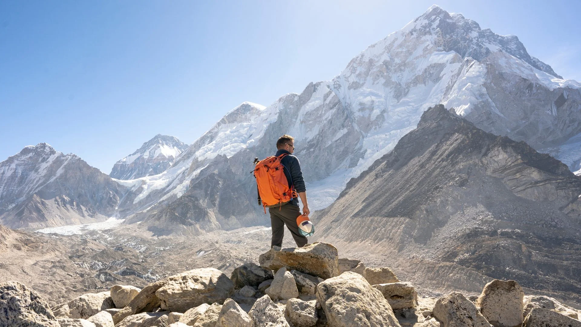 Watching view of everest