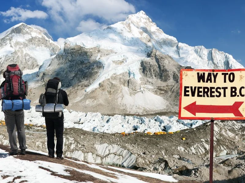 Way to Everest base camp trek